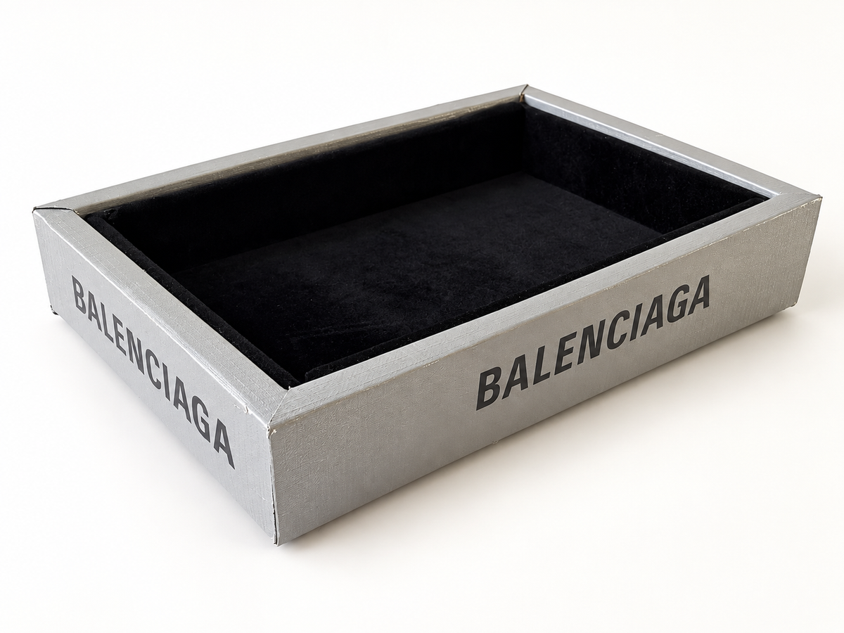 Silver & Black Velvet Decorative Catchall Tray | Handmade Upcycled Luxury Packaging