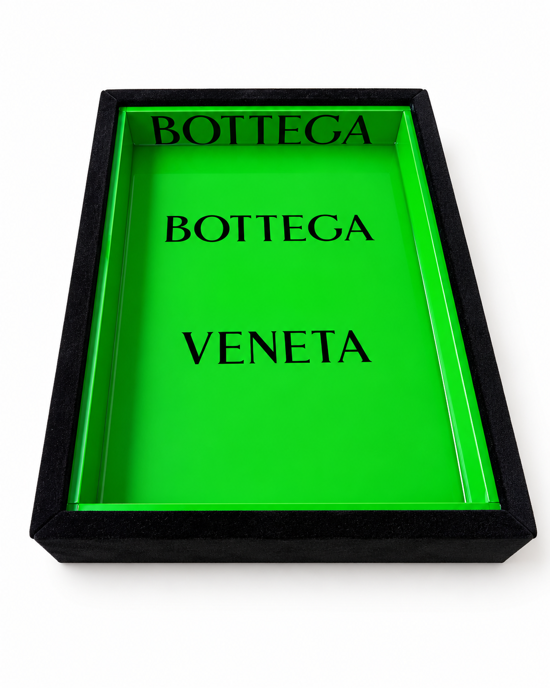 Emerald Green & Black Luxury Tray