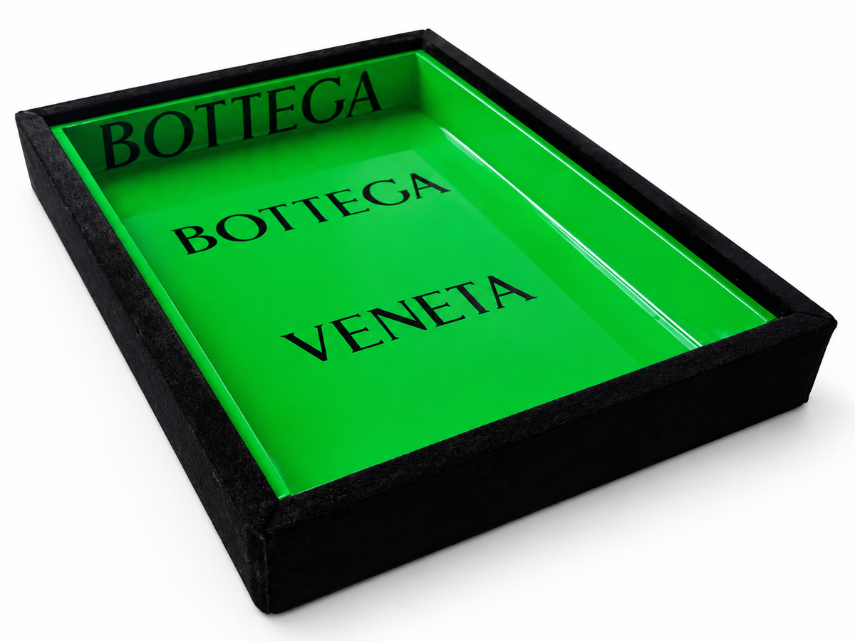 Emerald Green & Black Luxury Tray