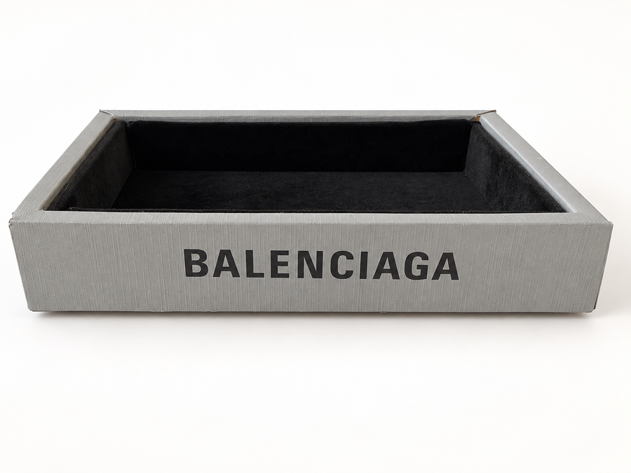 Silver & Black Velvet Decorative Catchall Tray | Handmade Upcycled Luxury Packaging