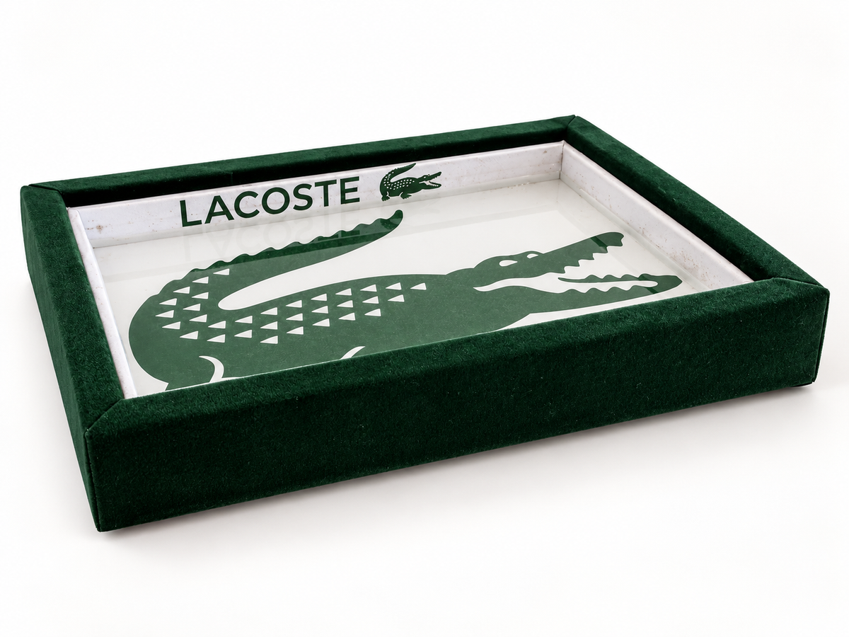 Green Velvet Crocodile Catchall Tray | Discounted Handmade Piece