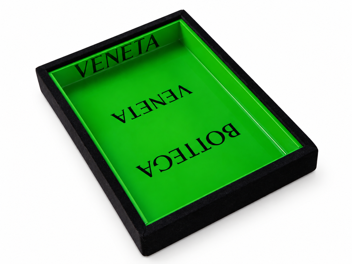 Emerald Green & Black Luxury Tray